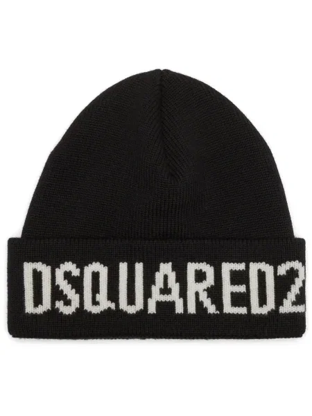 Căciulă Dsquared2 de lână negru