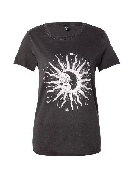 ONLY Tricou ONLLUCY negru alb