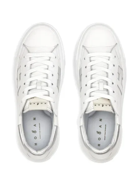 Sneakerși Hogan cu platformă alb