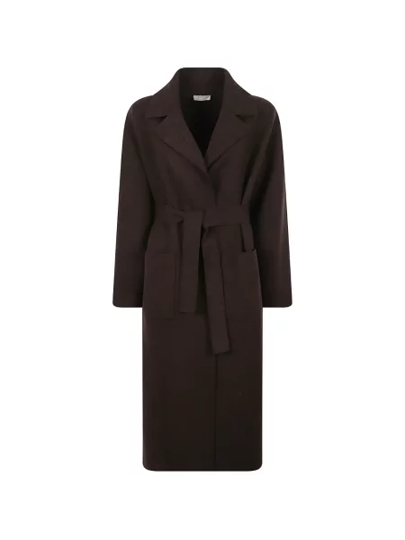 Kabát Lunaria Cashmere hnedá