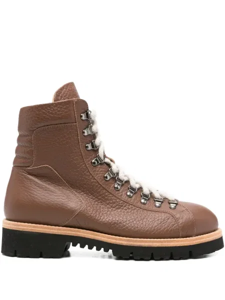 Botine Eleventy din piele maro