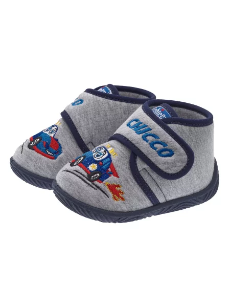 Детские тапочки Chicco серые