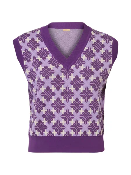 Vestă Dodo Bar Or cu decolteu în V violet