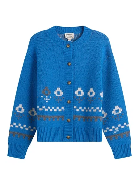 Sweter Damson Madder niebieski