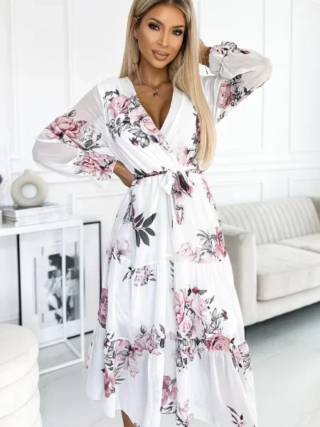 Rochie maxi Numoco Basic negru