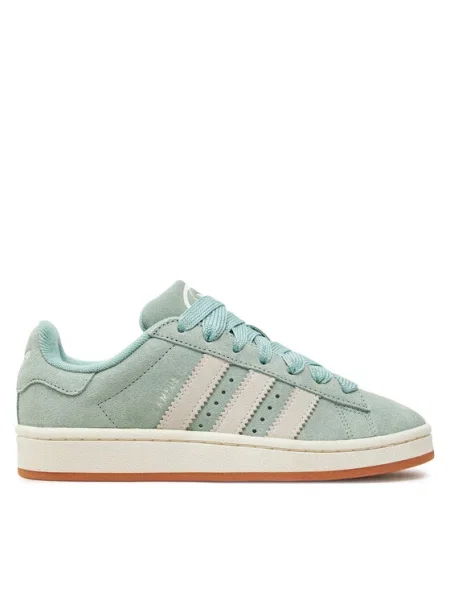 Велурени маратонки adidas Originals Campus зелено