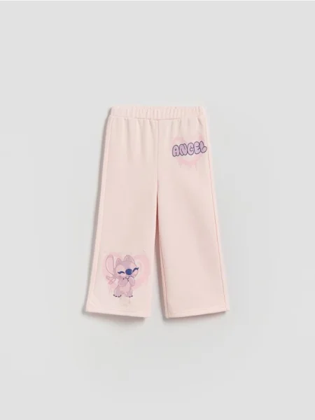 Reserved Спортивні штани Ліло і Стіч пастельний рожевий