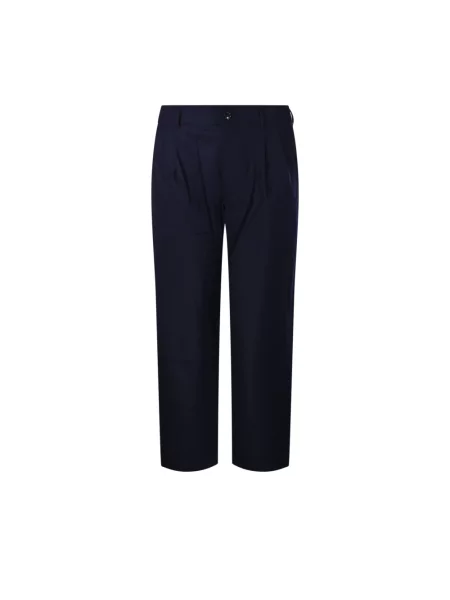 Spodnie Comme Des Garcons wełniane niebieskie