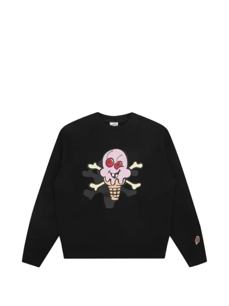 Hanorac crewneck Icecream negru