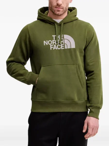 Hanorac cu glugă The North Face cu imagine verde