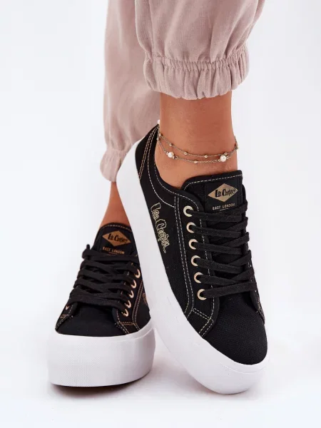 Tenisky Lee Cooper black černé