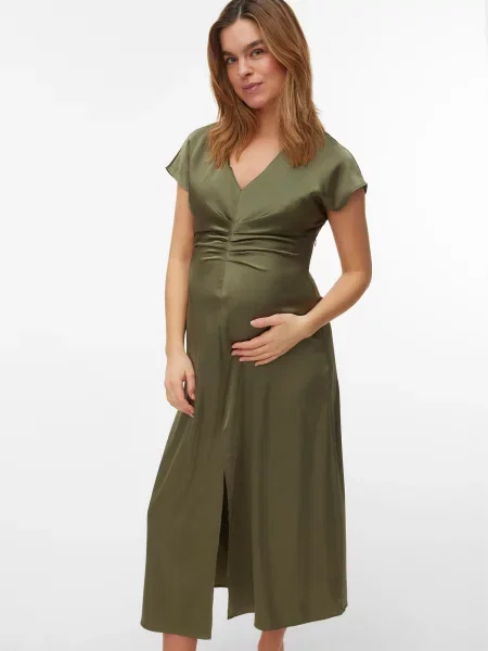 Vero Moda Maternity Obleka VMMJOSALINA oliva