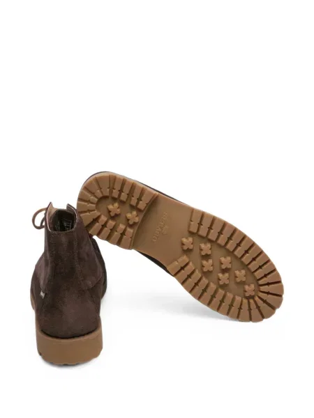 Botine Sebago cu șireturi din piele de căprioară maro