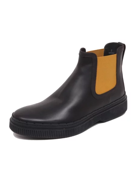 Botki Tod's skórzane brązowe