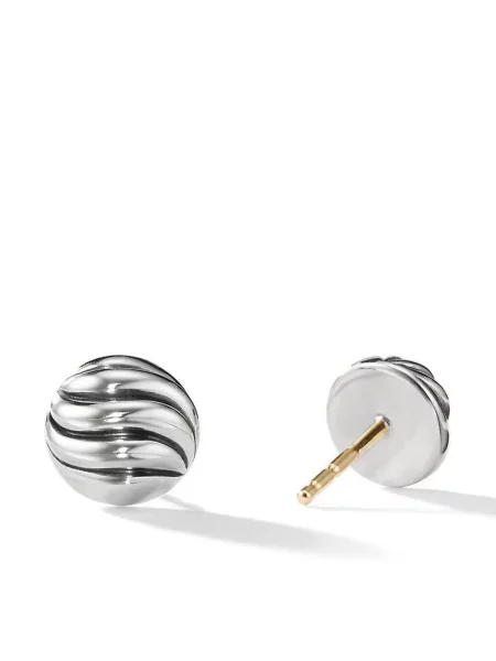 Náušnice David Yurman stříbrné