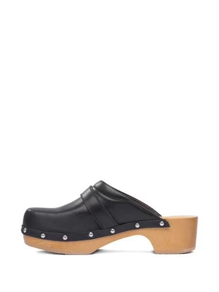 Papuci tip mules Scholl negru