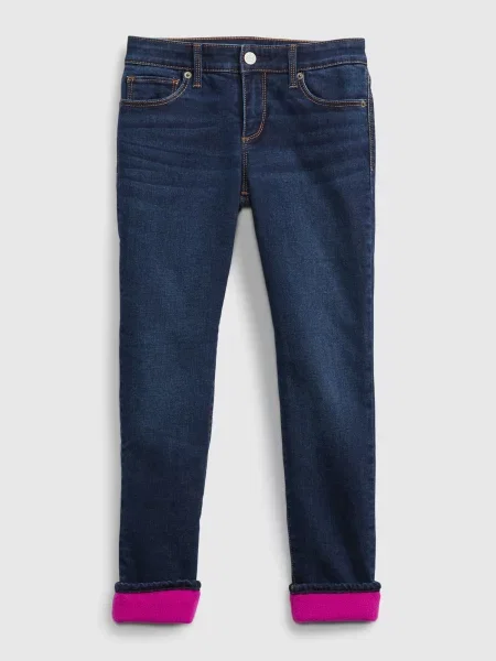 Skinny fit traperice Gap bijela