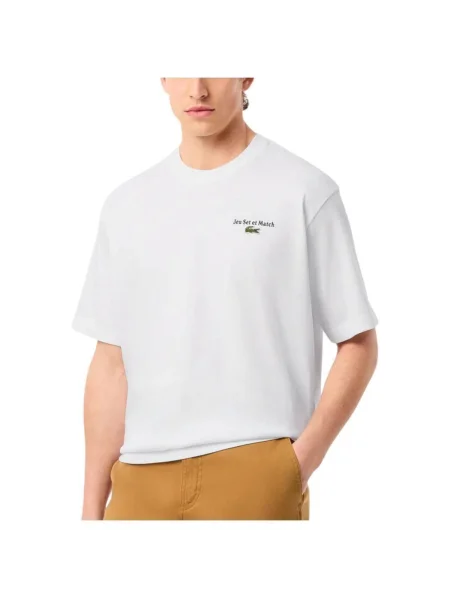 Tričko Lacoste biela