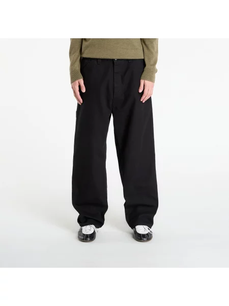 Nadrágok Carhartt WIP OG Single Knee Pant Black Stone Washed XS fekete