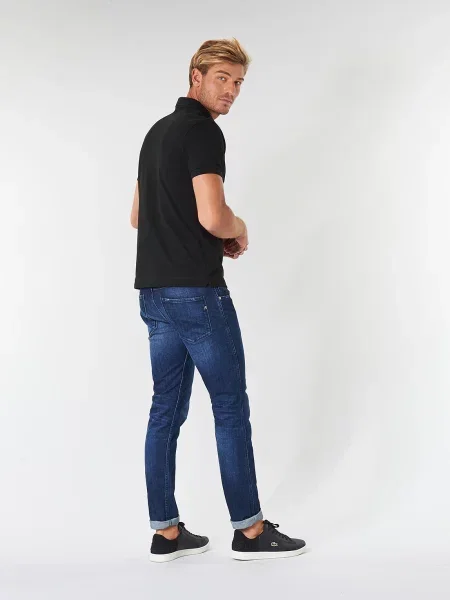 Tricou polo Lacoste negru