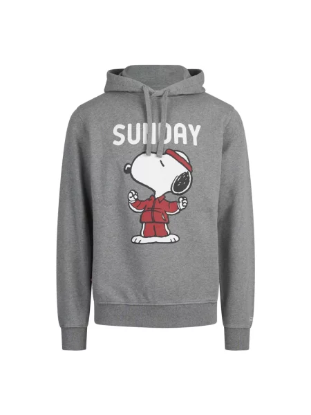 Bluza z kapturem Mc2 Saint Barth szara