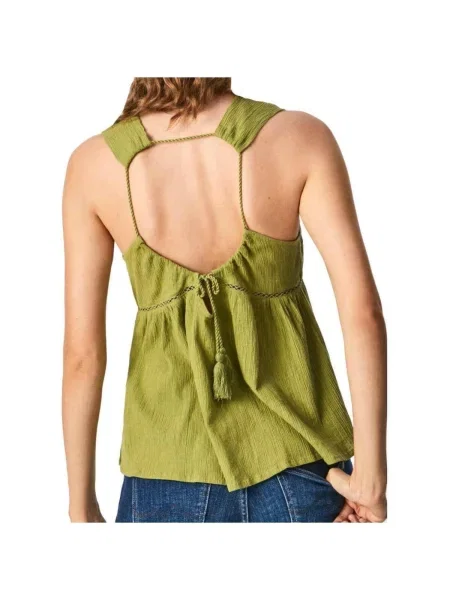 Blúzka Pepe Jeans zelená