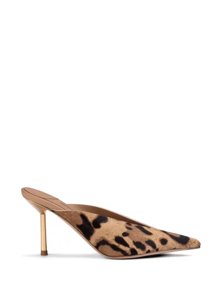 Papuci tip mules Le Silla cu imagine cu model leopard