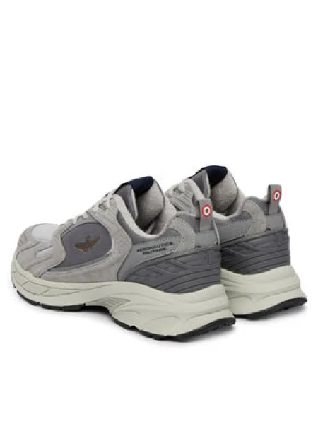Sneakersy Aeronautica Militare sivá