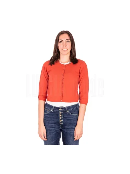 Krótki sweter Kangra pomarańczowy