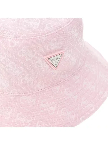 Czapka Guess Activewear z logo różowa