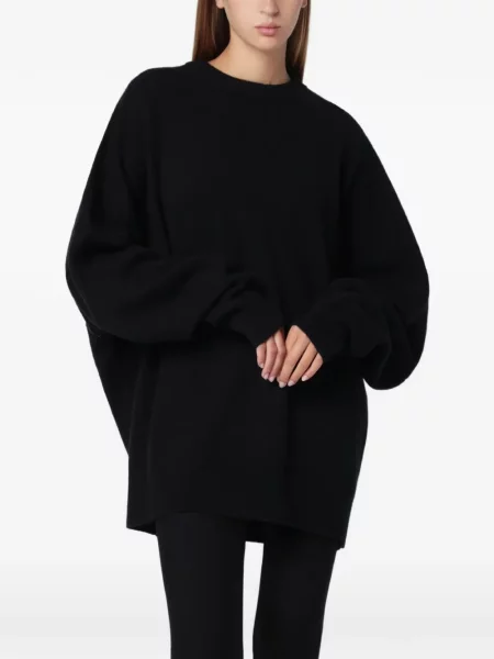 Pulover Extreme Cashmere din cașmir cu decolteu rotund negru