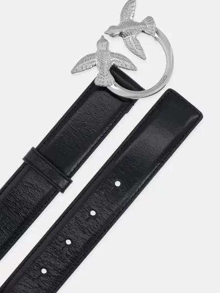 Pinko De piele LOVE BERRY H3 negru
