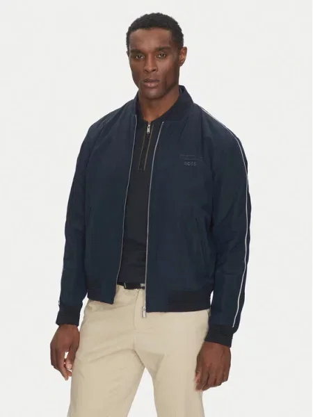 Bomber jakna BOSS modra