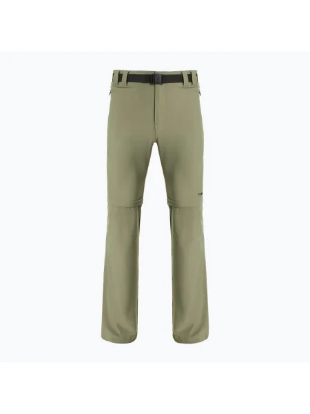 Férfi trekking nadrág CMP Zip Off sage. Méret: 56 bézs