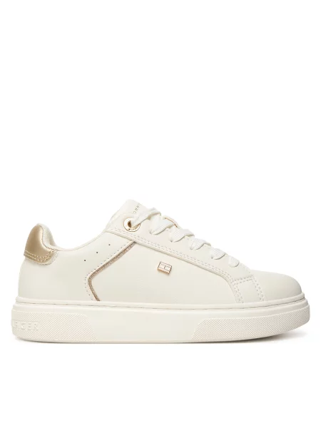 Laisvalaikio batai Tommy Hilfiger Low Cut Lace-Up S balta