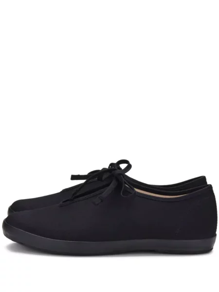 Sneakerși Moonstar cu șireturi din dantelă negru