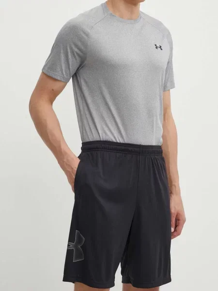 Under Armour szorty treningowe Tech Graphic czarny