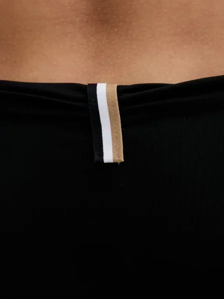 Figi bikini z wiązanym detalem model BRIEF_BOSS CODES' czarny