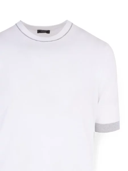 Scurt tricou Peserico alb