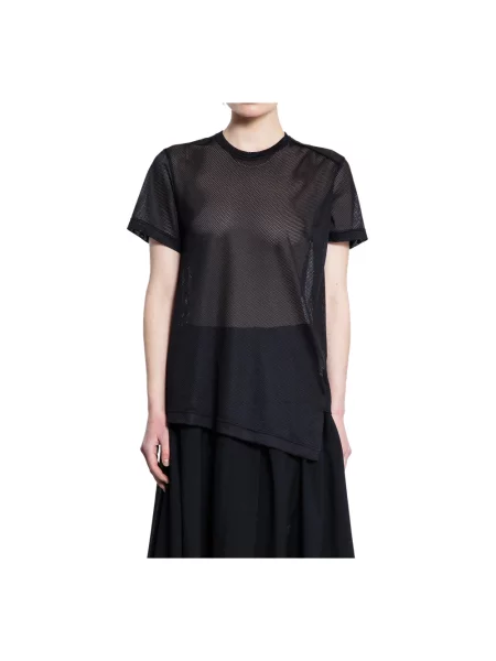 Koszulka Comme Des Garcons z siateczką z siateczki czarna