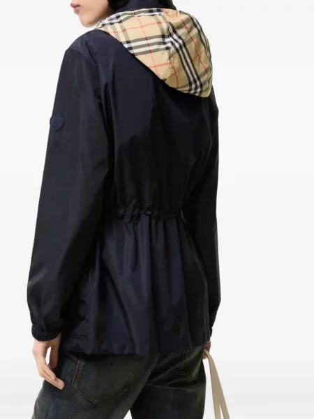 Scurt geacă parka Burberry albastru
