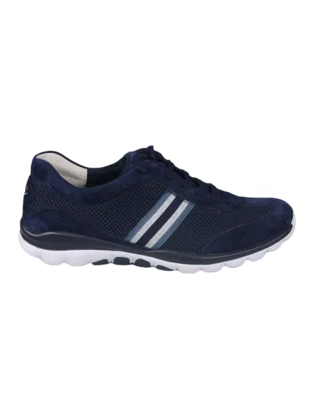 Sneakersy Gabor zamszowe trekkingowe niebieskie