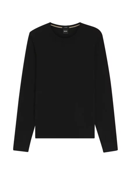 Lung pulover Boss negru
