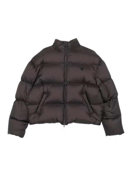 Kurtka puchowa Gucci pikowana brązowa