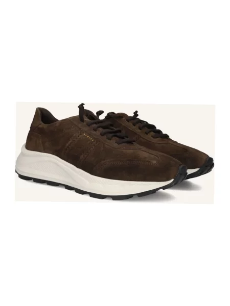 Sneakersy Nubikk zamszowe brązowe