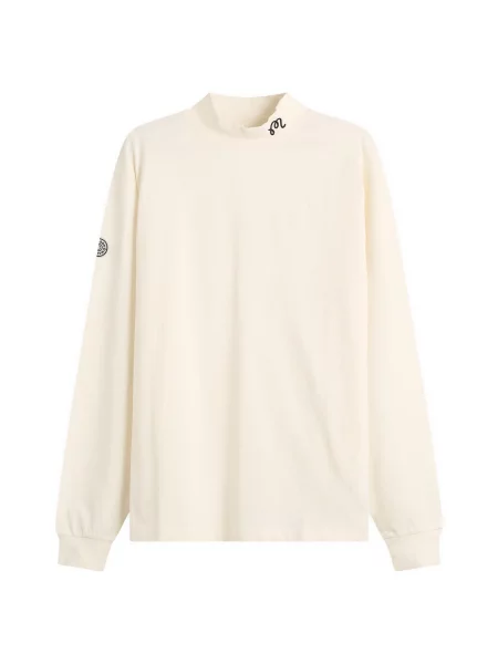 Koszulka Malbon z długim rękawem biała