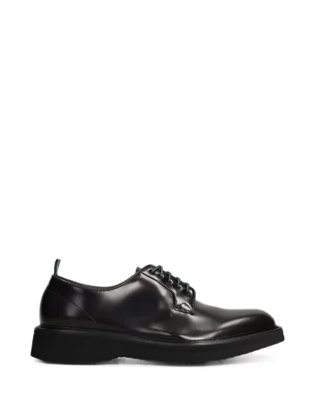 Pantofi derby Green George cu șireturi din dantelă verde