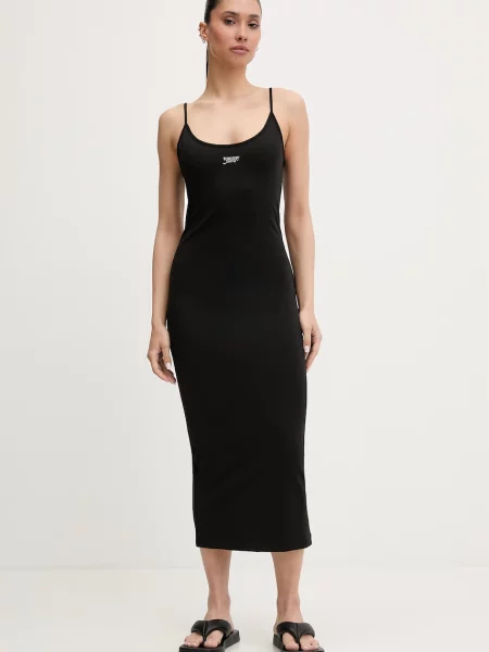 Tommy Jeans Sukienka bodycon czarna