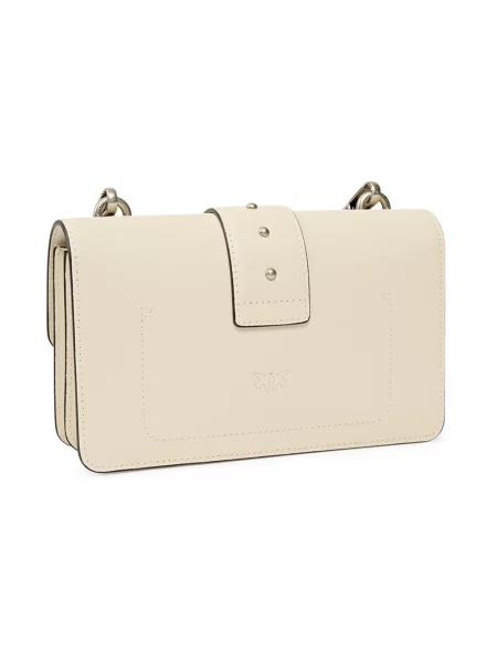 Torebka crossbody Pinko casual biała
