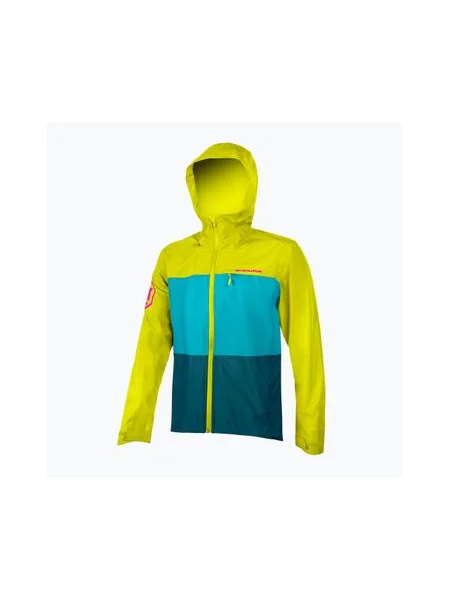 Велосипедна куртка Endura Singletrack II Waterproof lime green зелена